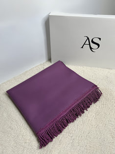 Tapis De Prière Fin Violet Personnalisé