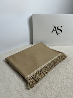 Tapis De Prière Fin Beige Personnalisé