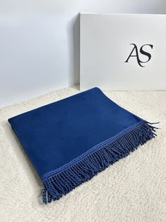 Tapis De Prière Fin Bleu Personnalisé