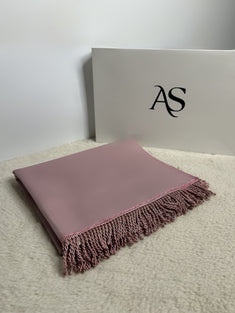 Tapis De Prière Fin Rose Foncé Personnalisé